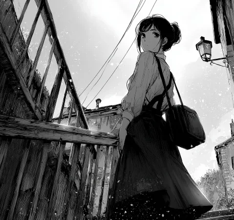 恋爱题材漫画封面，双人互动场景